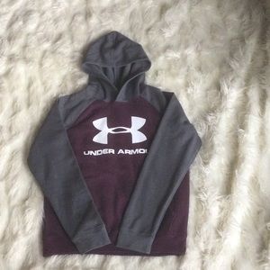 Under Armour Hoodie, size youth large.